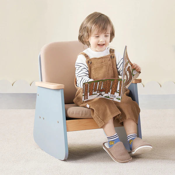 Boori Tidy Junior Rocking Chair - Blueberry and Almond