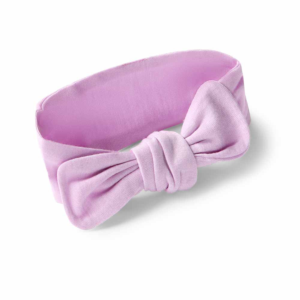 Snuggle Hunny Topknot Headband - Lilac