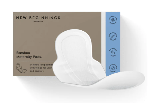New Beginnngs Bamboo Maternity Pads 24S