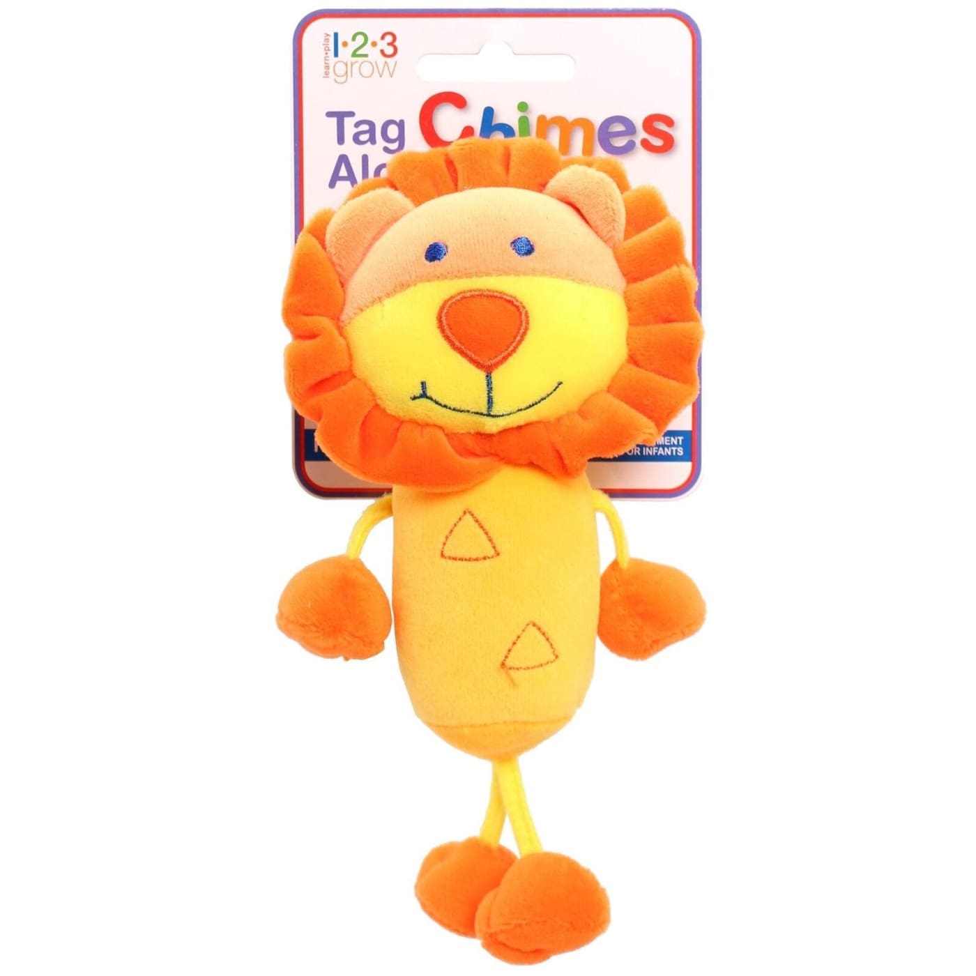 123 Grow Tag Along Chimes - Lion - TOYS & PLAY - BLANKIES/COMFORTERS/RATTLES