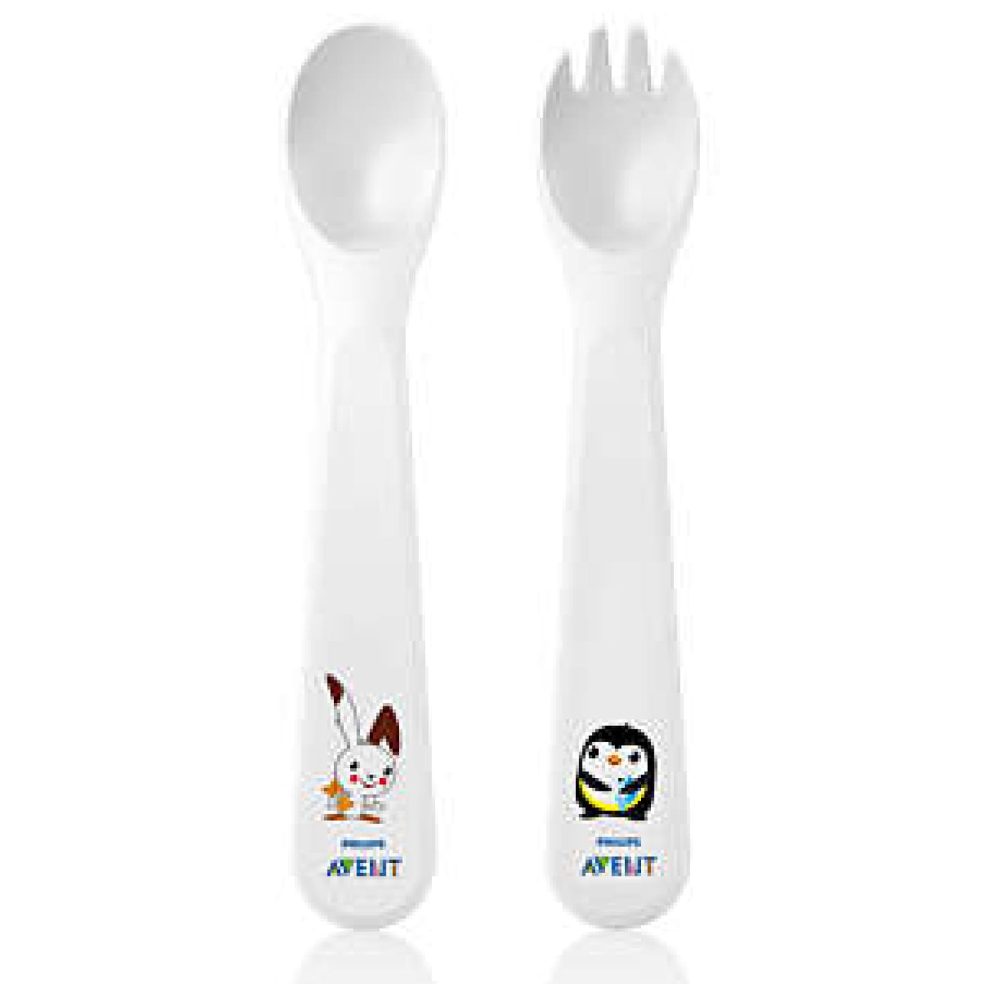 Avent Toddler Fork & Spoon 12M+ - 12M - NURSING & FEEDING - CUTLERY/PLATES/BOWLS/TOYS