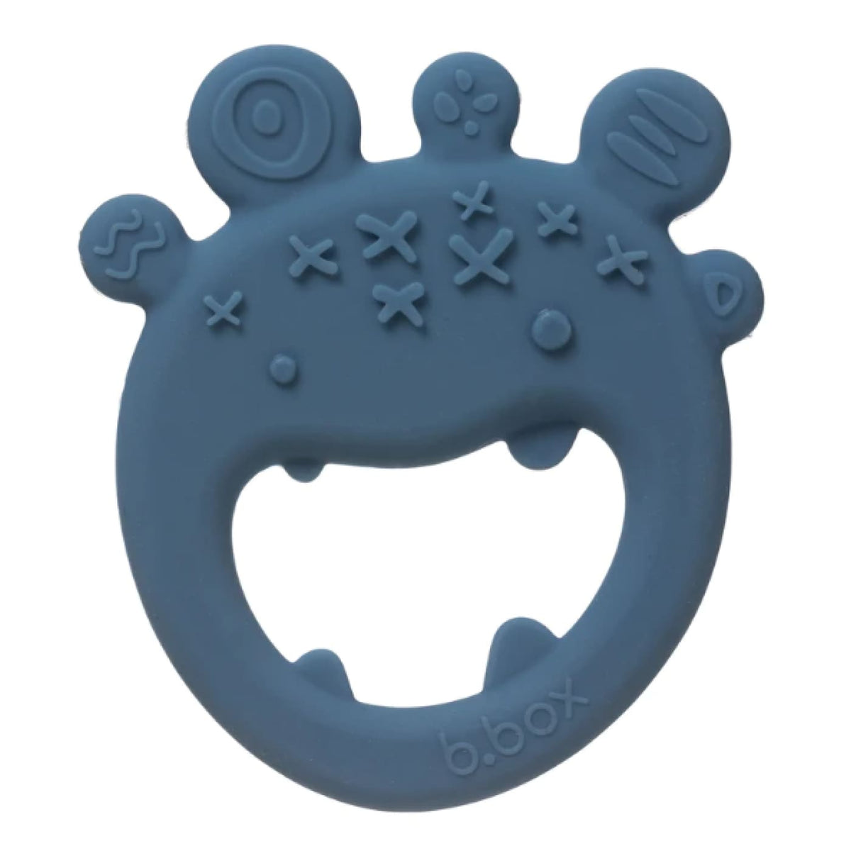 b.box Trio Teether - Lullaby Blue Monsters - Lullaby Blue Monsters - NURSING &amp; FEEDING - TEETHERS/TEETHING JEWELLERY