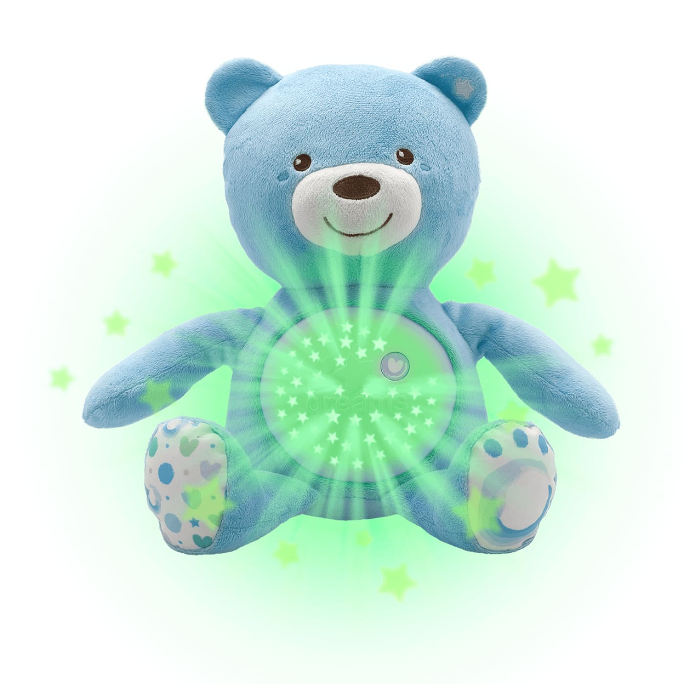 Chicco Baby Bear Soft Toy - Blue - Blue - TOYS & PLAY - PLUSH TOYS/LIGHT&SOUND