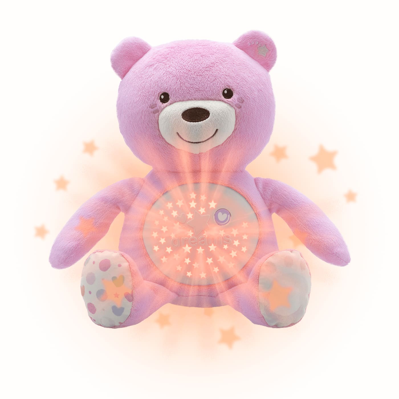 Chicco Baby Bear Soft Toy - Pink - TOYS & PLAY - PLUSH TOYS/LIGHT&SOUND