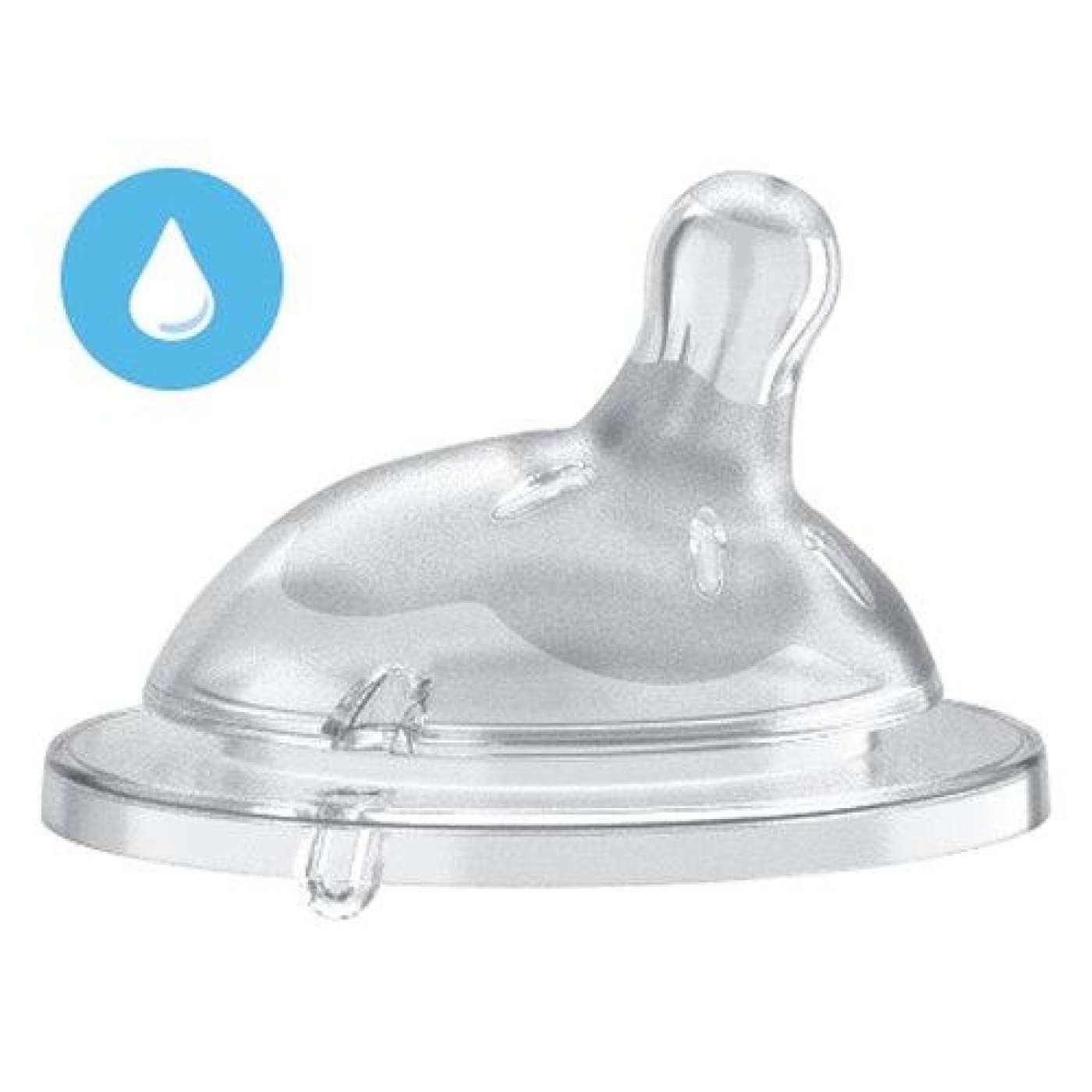 Chicco Natural Feeling Silicone Teat 0M+ - Regular Flow - NURSING & FEEDING - BOTTLE ACCESSORIES