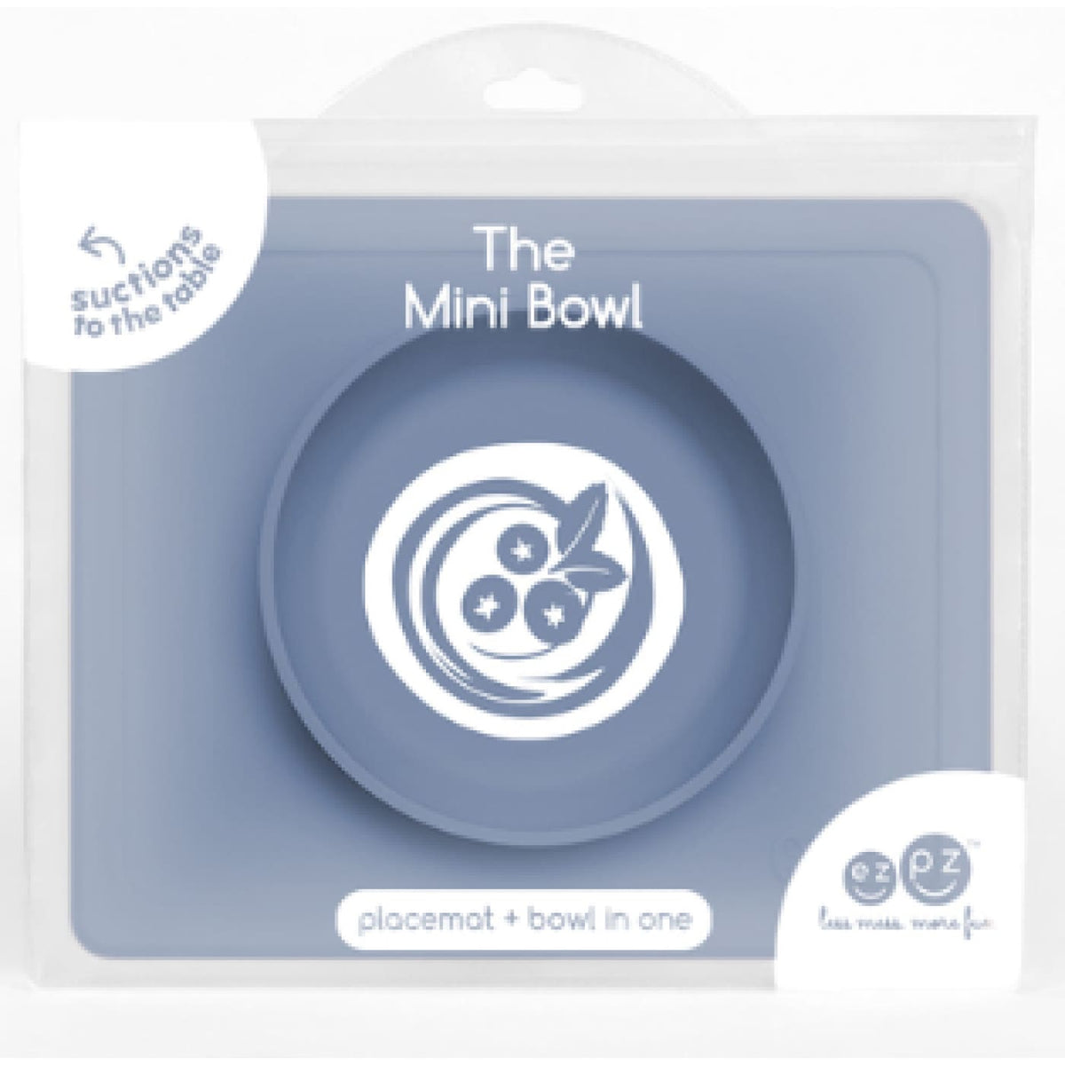 EZPZ Mini Bowl - Indigo - Indigo - NURSING &amp; FEEDING - CUTLERY/PLATES/BOWLS/TOYS