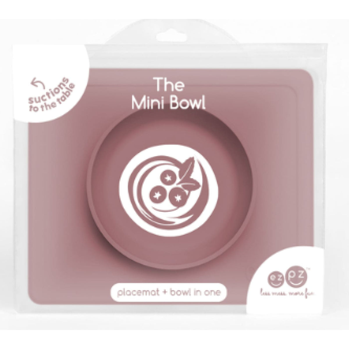 EZPZ Mini Bowl - Mauve - Mauve - NURSING &amp; FEEDING - CUTLERY/PLATES/BOWLS/TOYS
