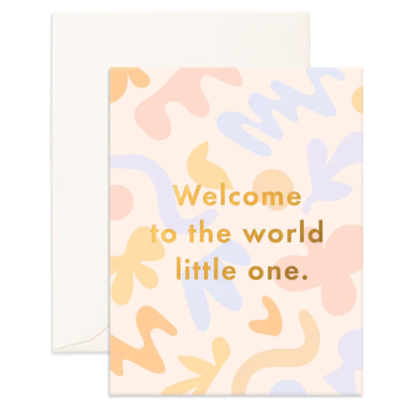 Fox & Fallow Welcome Little One Fresco Greeting Card - GIFTWARE - CARDS