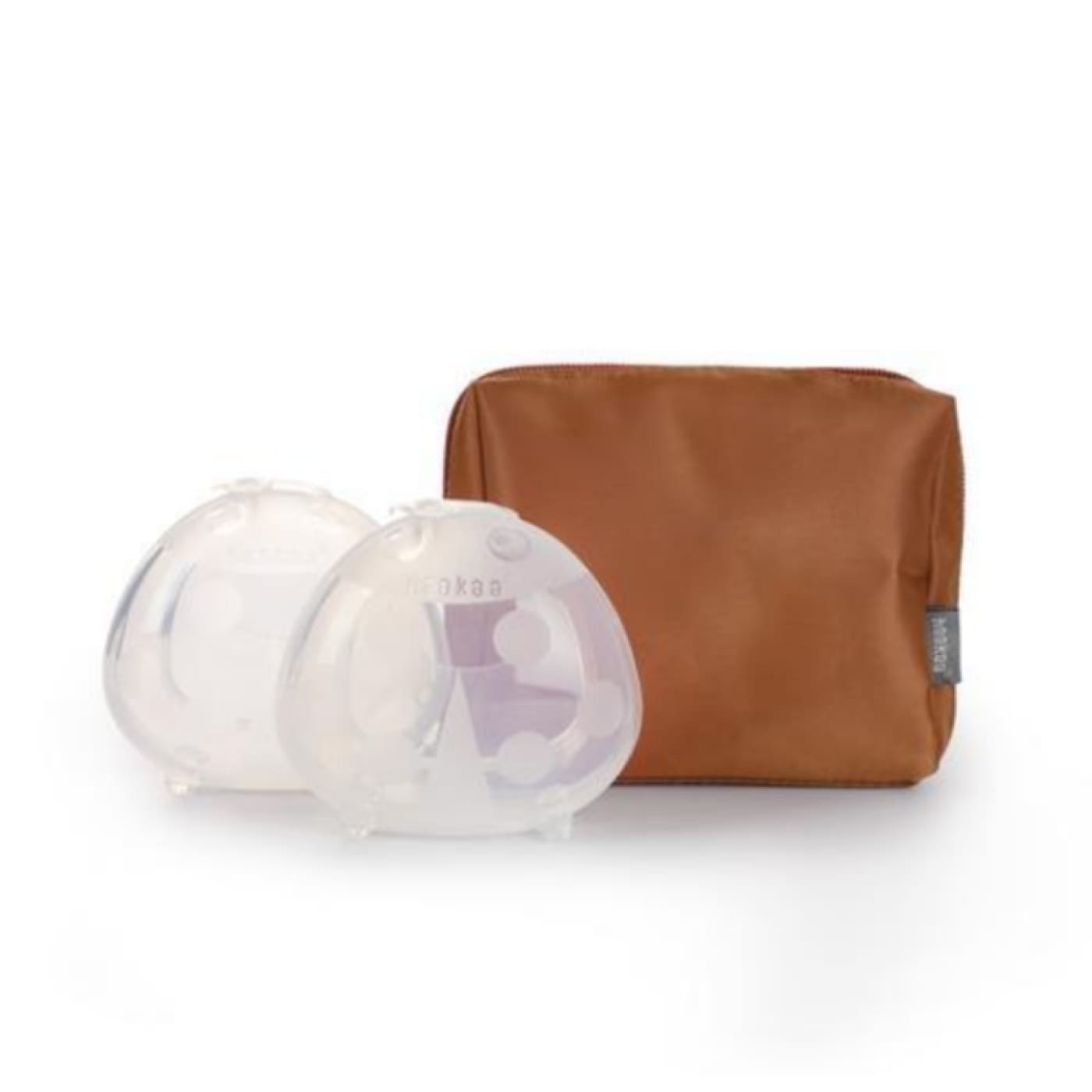 Haakaa Silicone Milk Collector 2pack with Free Gift - Camel - Camel - NURSING & FEEDING - BREAST PUMPS/ACCESSORIES