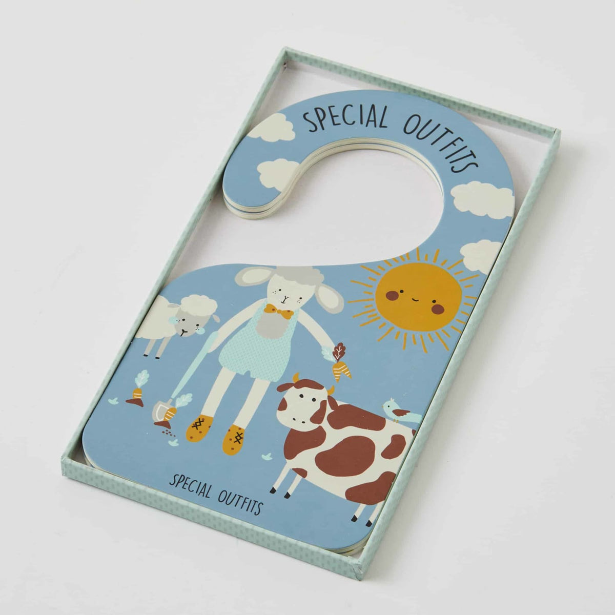 Jiggle &amp; Giggle Hanging Baby Wardrobe Dividers - Farm Fun - Farm Fun - BABY &amp; TODDLER CLOTHING - HANGERS