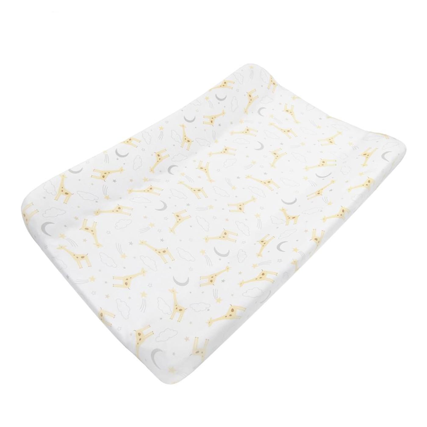 Living Textiles Jersey Change Pad Cover & Liner - Noah Giraffe - Noah Giraffe - BATHTIME & CHANGING - CHANGE MATS/COVERS