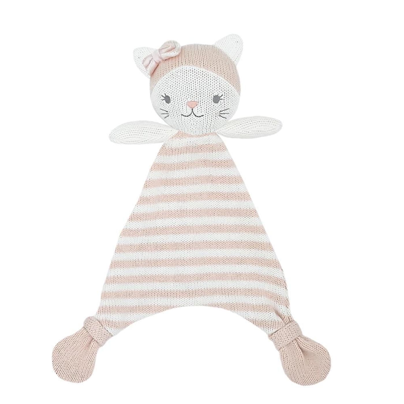 Living Textiles Knit Security Blanket - Daisy The Cat - TOYS & PLAY - BLANKIES/COMFORTERS/RATTLES