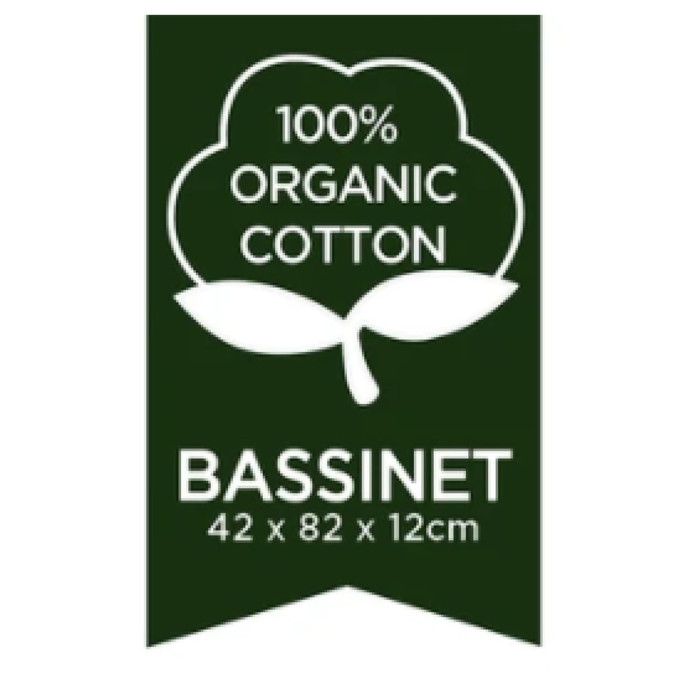 Living Textiles Organic Smart-Dri Mattress Protector - Bassinet - Bassinet - NURSERY & BEDTIME - BASS/CRADLE/COSLEEP MATT PROT