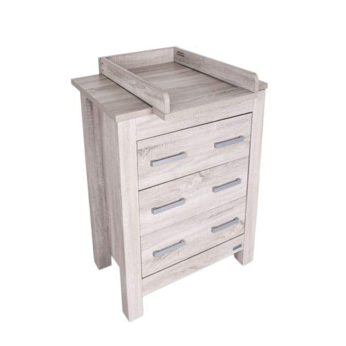 Love N Care Bordeaux Chest - Ash - Available June - Ash - NURSERY &amp; BEDTIME - CHESTS/DRESSERS/TALLBOYS