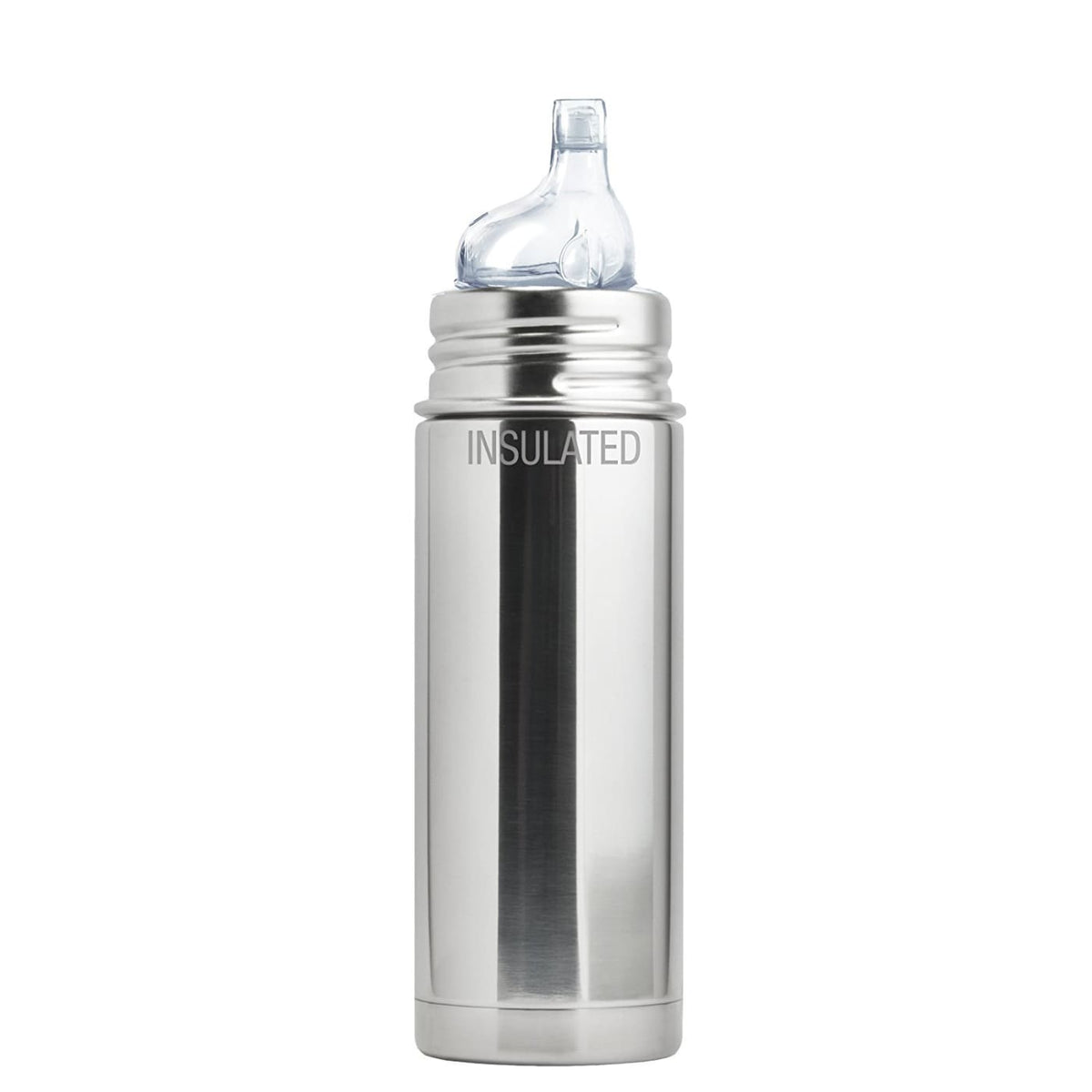 Pura Kiki Insulated Toddler Sippy Stainless Steel Bottle - Natural Mirror 260ML - NURSING &amp; FEEDING - ECO RANGE