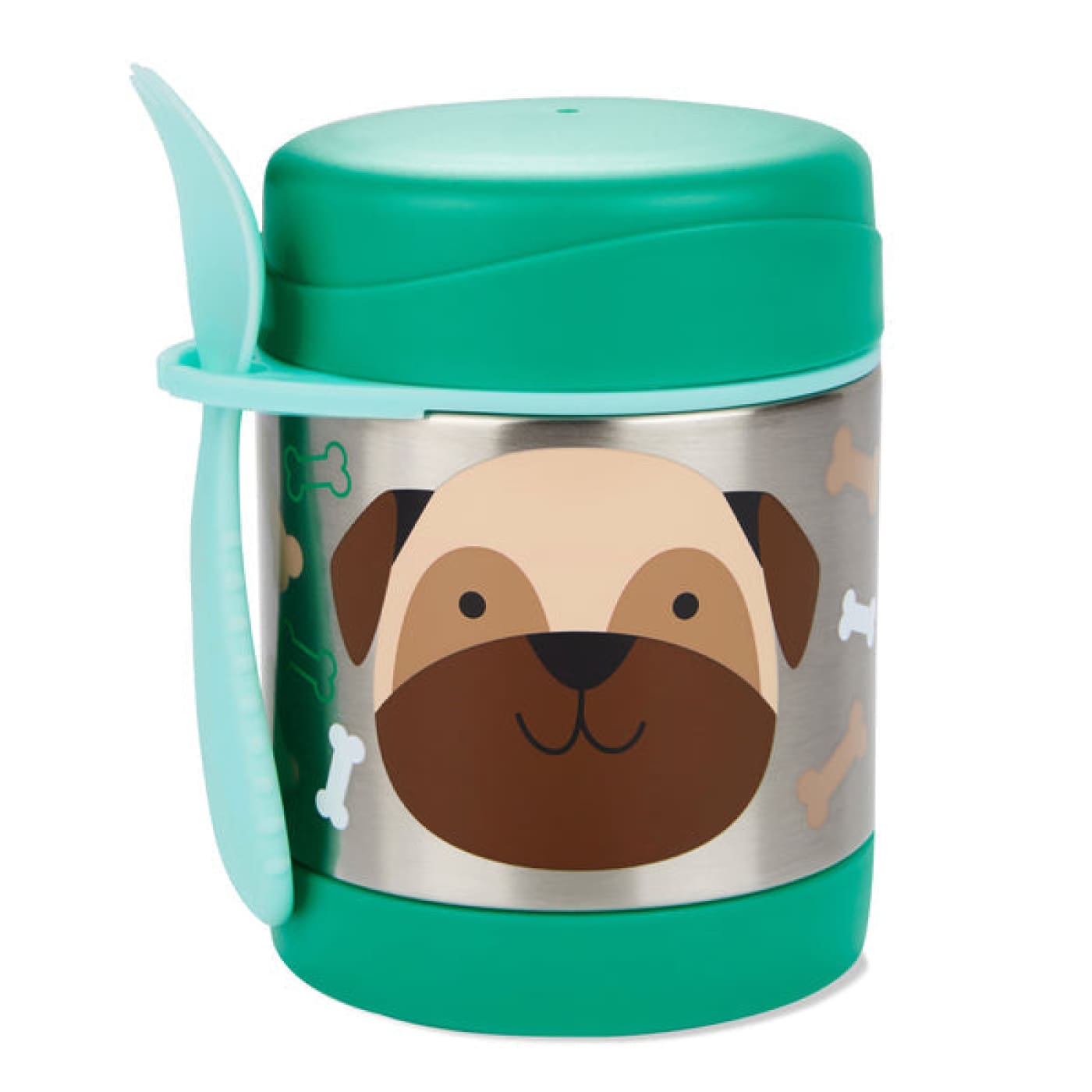 Skip Hop Zoo Insulated Food Jar - Pug - Pug - NURSING & FEEDING - CONTAINERS/FEEDERS
