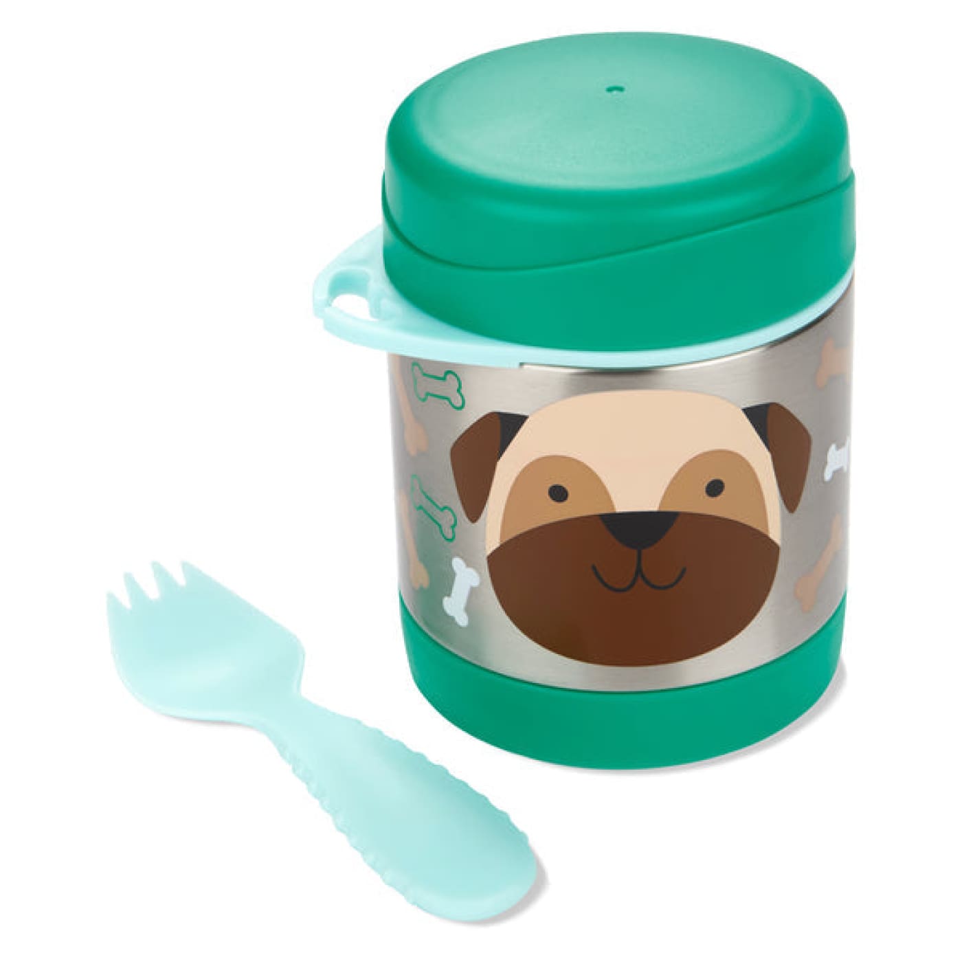 Skip Hop Zoo Insulated Food Jar - Pug - Pug - NURSING & FEEDING - CONTAINERS/FEEDERS