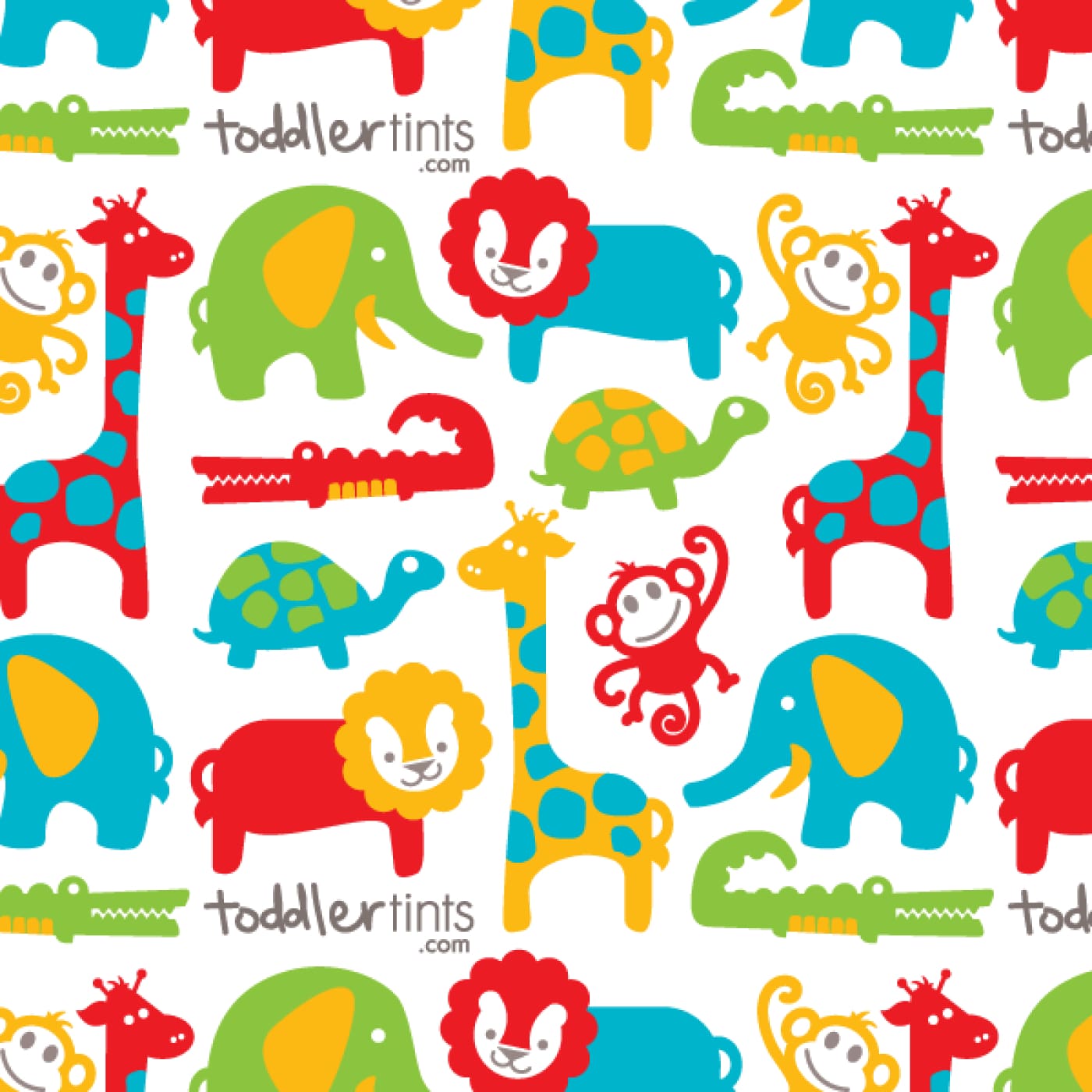Toddler Tints - Zoo Friends - CAR SEATS - SUNSHADES/WEATHERSHIELDS