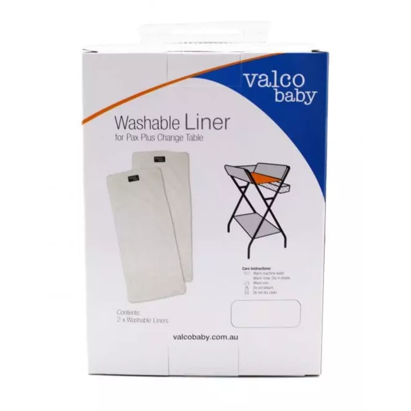 Valco Baby Pax Washable Liner - White 2PK - NURSERY & BEDTIME - CHANGE TABLES