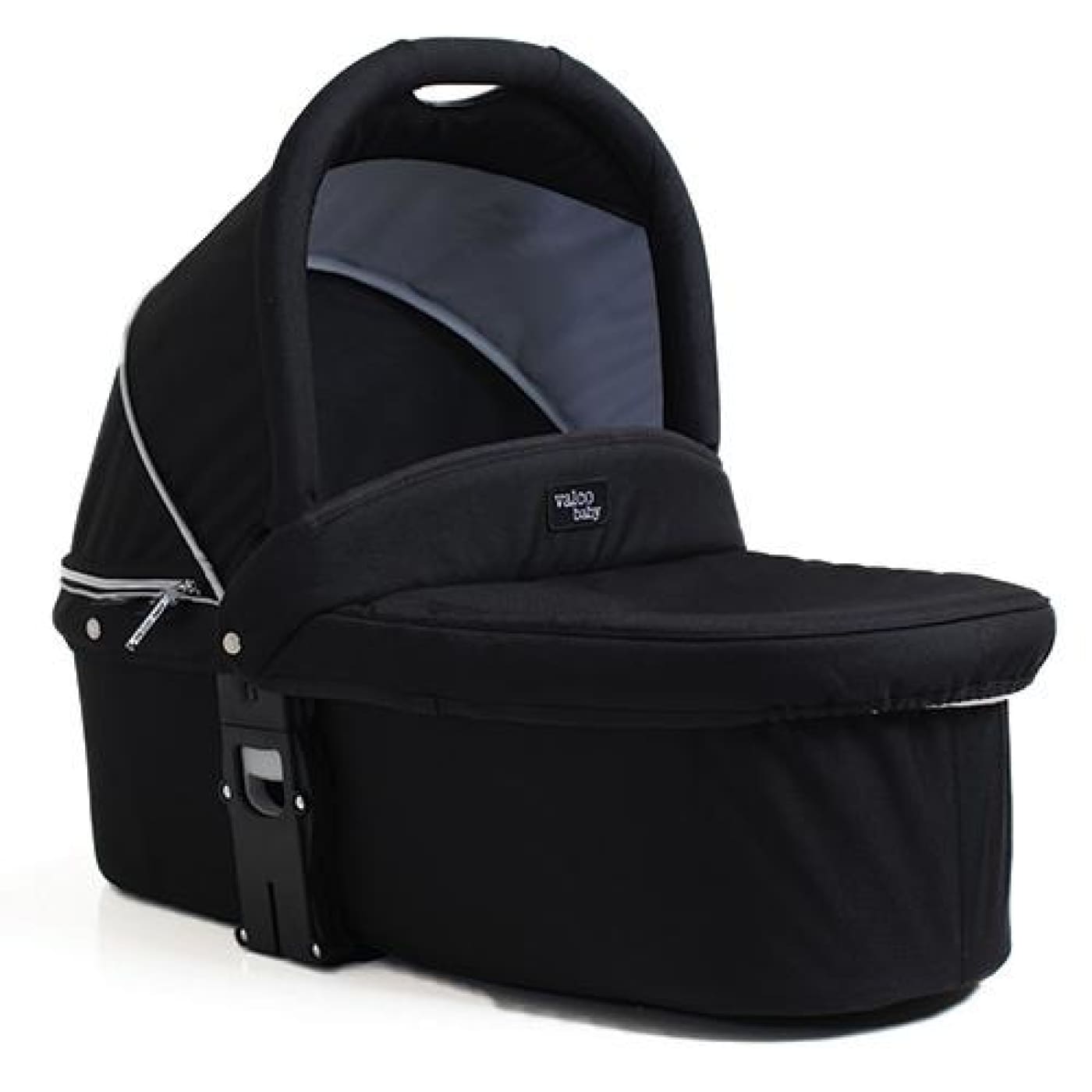 Valco Baby Q Bassinet for Snap Ultra Duo - Coal Black (ETA Unavailable) - PRAMS & STROLLERS - BASS/CARRY COTS/STANDS