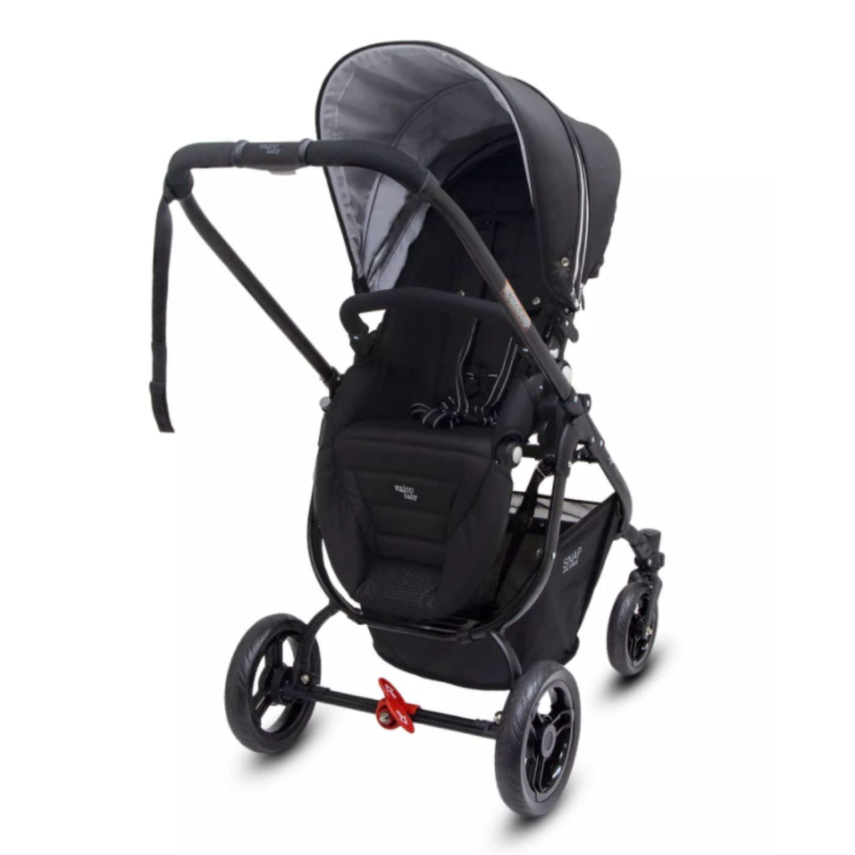 Valco Baby Snap Ultra (P) Stroller - Midnight - Midnight Black - PRAMS &amp; STROLLERS - 4 WHEEL TSC