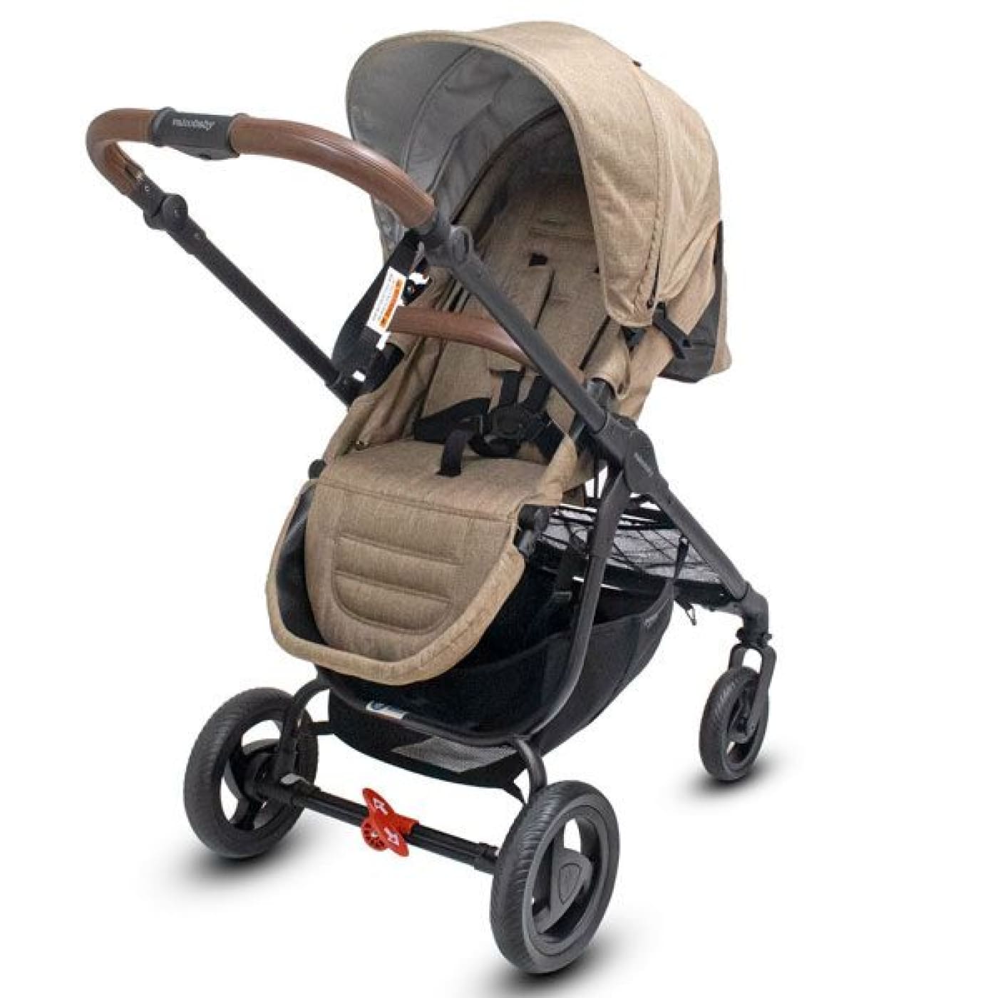 Valco Baby Trend Ultra Stroller - Cappuccino + BONUS Cup Holder - Cappuccino - PRAMS & STROLLERS - 4 WHEEL TSC