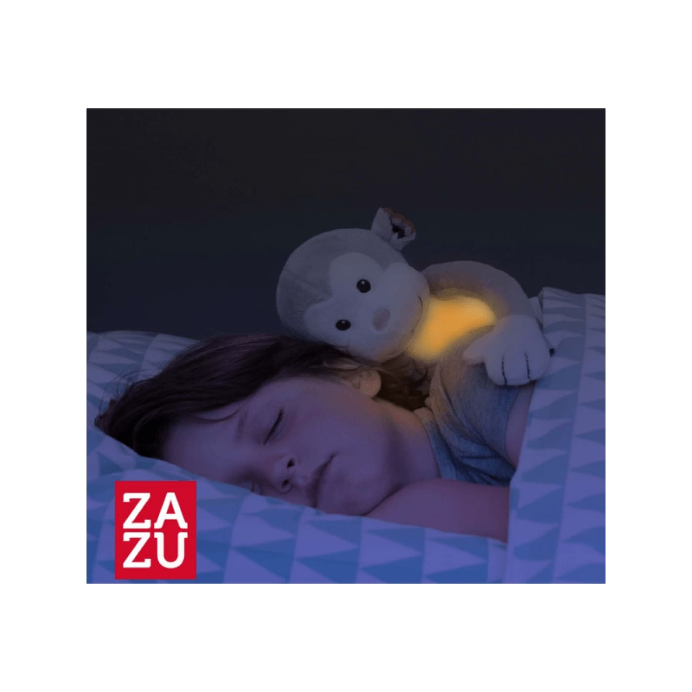 Zazu Soft Toy Nightlight with Melodies - Max - Monkey - NURSERY & BEDTIME - SLEEP AIDS/NIGHT LIGHTS
