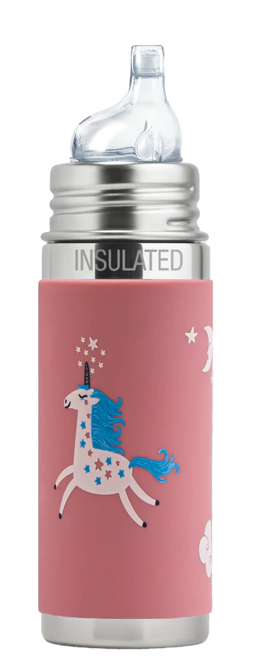 Pura Kiki 260ml Insulated Toddler Sippy Stainless Steel Bottle - Unicorn