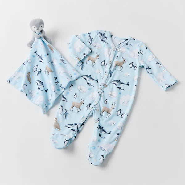 Jiggle &amp; Giggle Romper and Comforter - Aurora