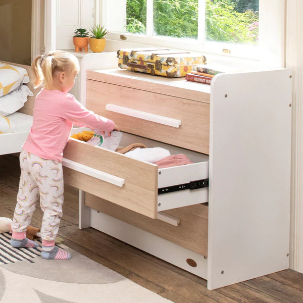 Boori Neat 3 Drawer Chest - Barley and Oak