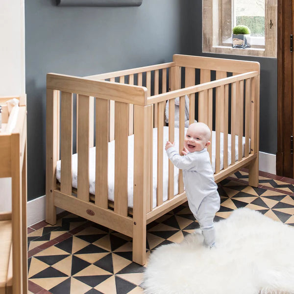 Boori Daintree Cot Bed (Dropside) - Almond + BONUS Toddler Guard Panel