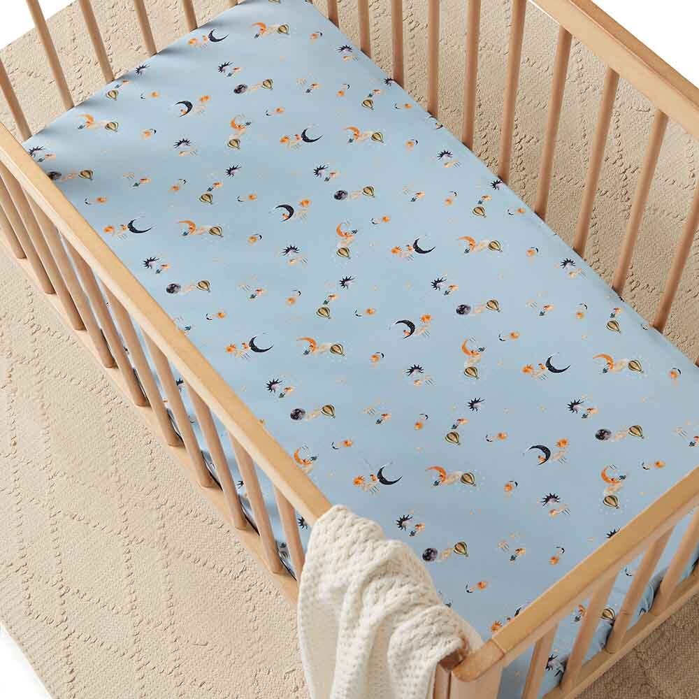 Snuggle Hunny Oragnic Fitted Cot Sheet - Dream