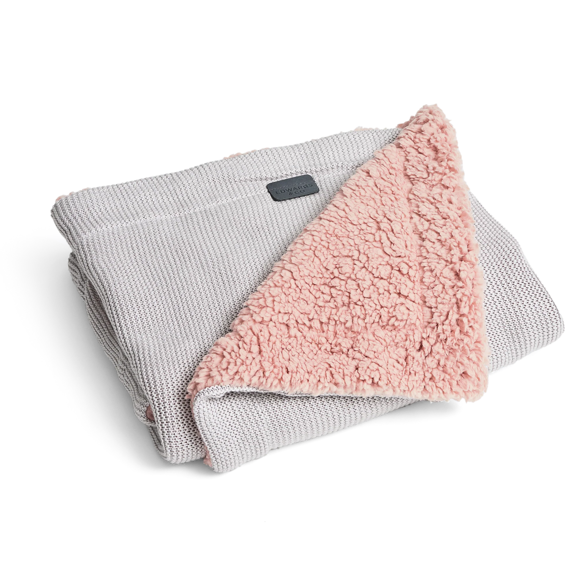 Edwards &amp; Co Stroller Blanket - Pink Blush
