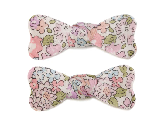 Goody Gumdrops Snaps Liberty Michelle Petal Bow - Pink/Lilac