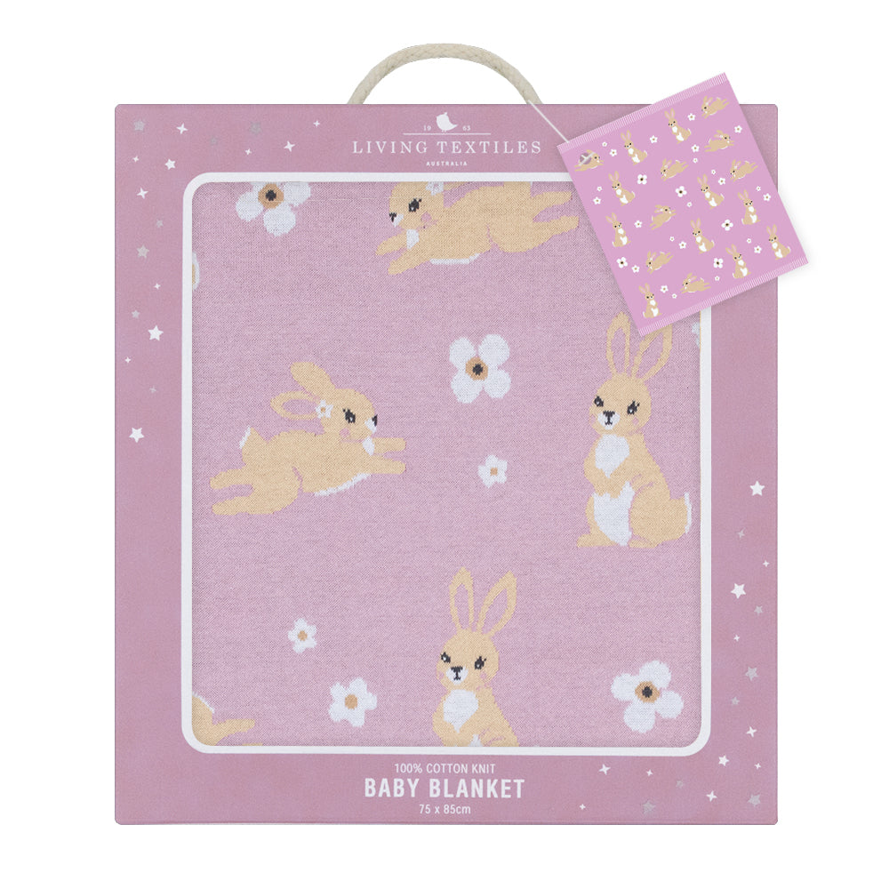 Living Textiles Australiana Baby Blanket - Bunny