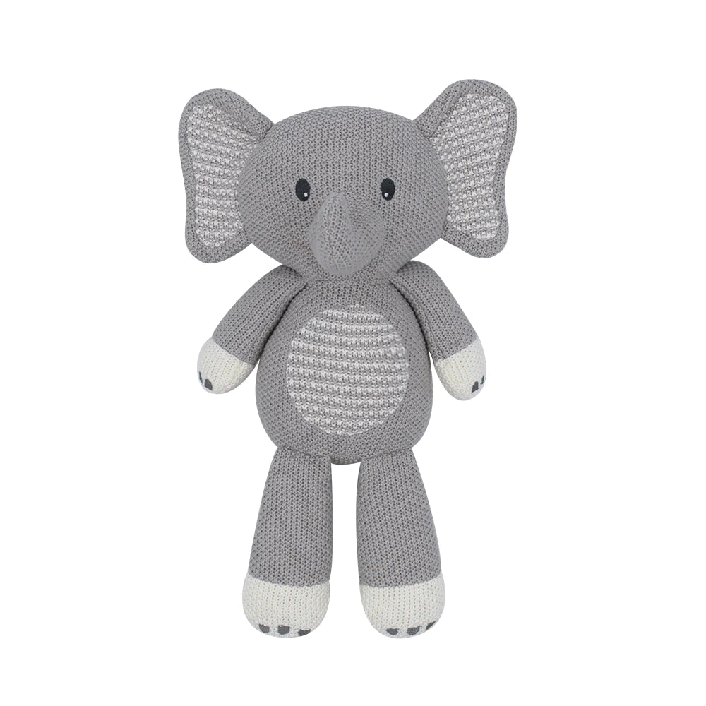 Living Textiles Whimsical Softie Toy - Mason Elephant
