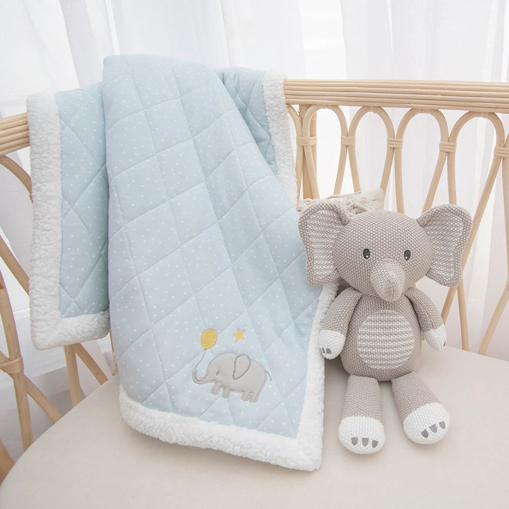 Living Textiles Whimsical Softie Toy - Mason Elephant