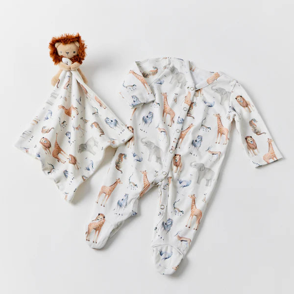 Jiggle &amp; Giggle Romper and Comforter - Zambezi