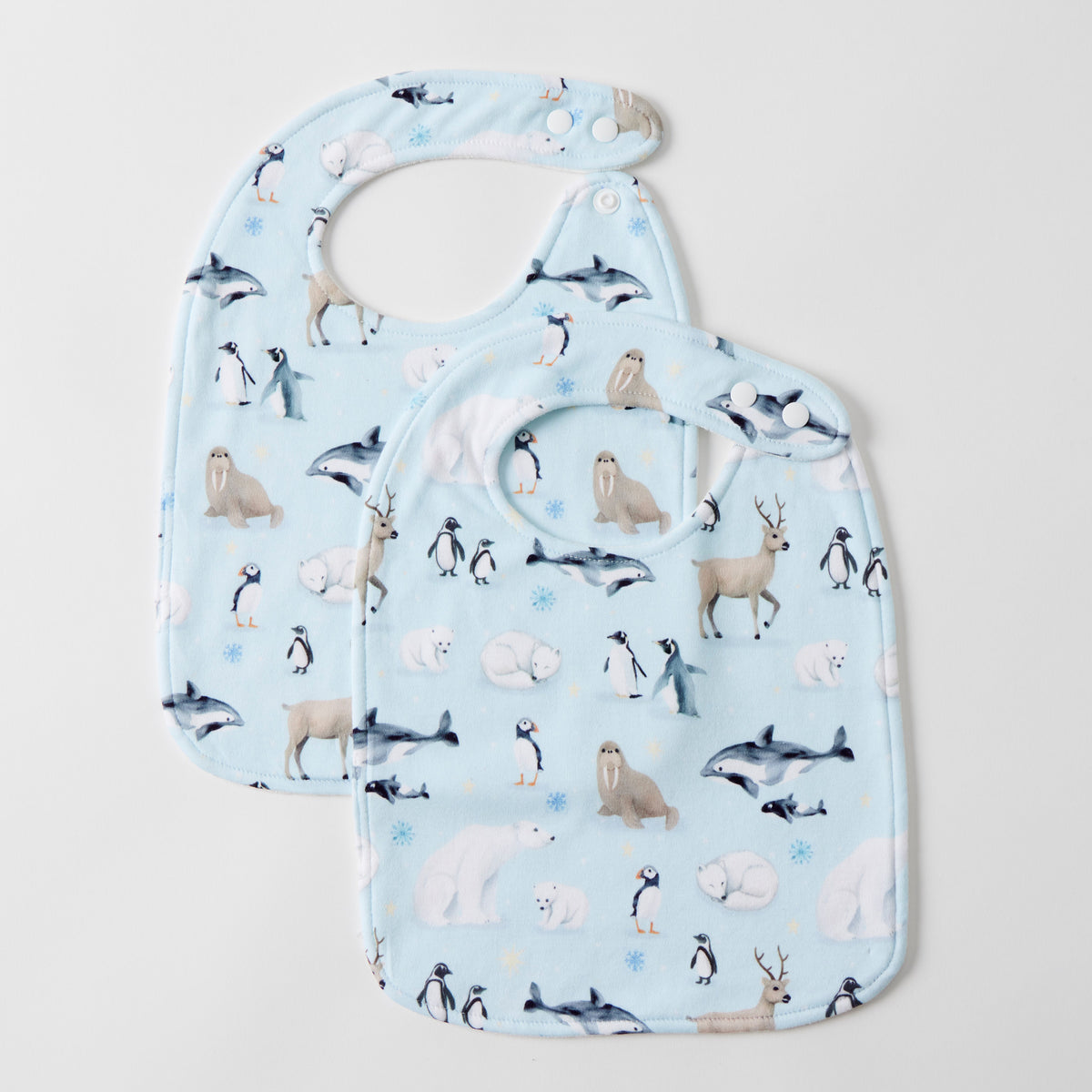 Jiggle &amp; Giggle Jersey Bib 2PK - Aurora