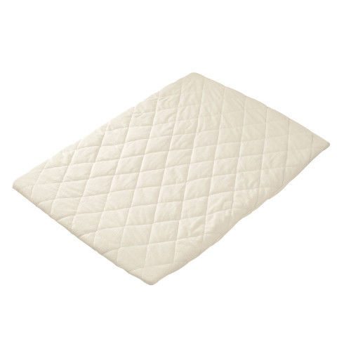 Playette Quilted Padded Travel Cot Fitted Sheet Cream