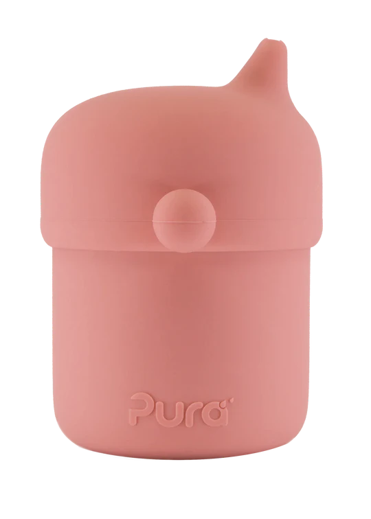Pura my-my Silicone Sippy Cup - Rose