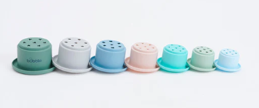 Bubble Silicone Stacking Cups