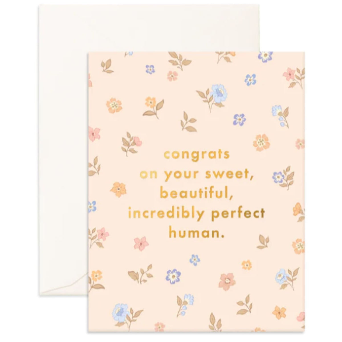 Fox &amp; Fallow Congratulations Sweet Human Greeting Card - GIFTWARE - CARDS