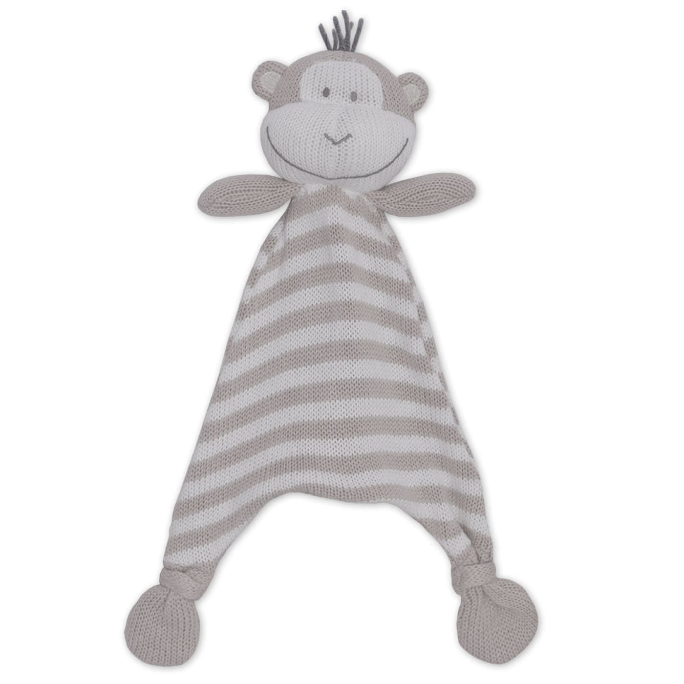 Living Textiles Knit Security Blanket - Max The Monkey - Monkey - TOYS & PLAY - BLANKIES/COMFORTERS/RATTLES