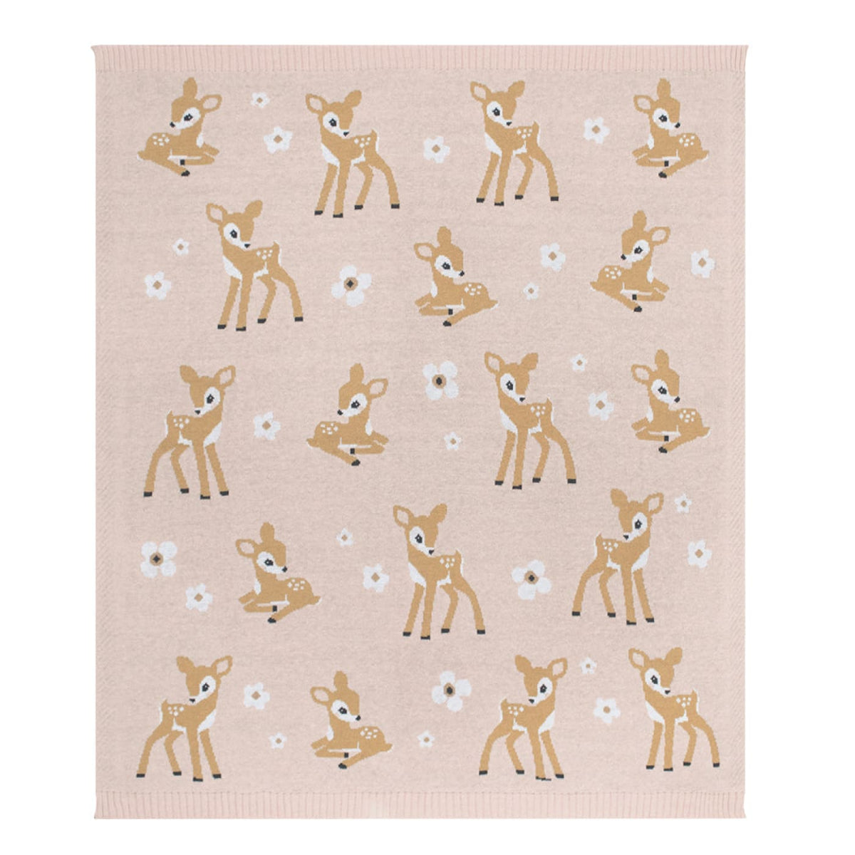 Living Textiles Whimsical Baby Blanket - Fawn - Fawn - NURSERY &amp; BEDTIME - BLANKETS