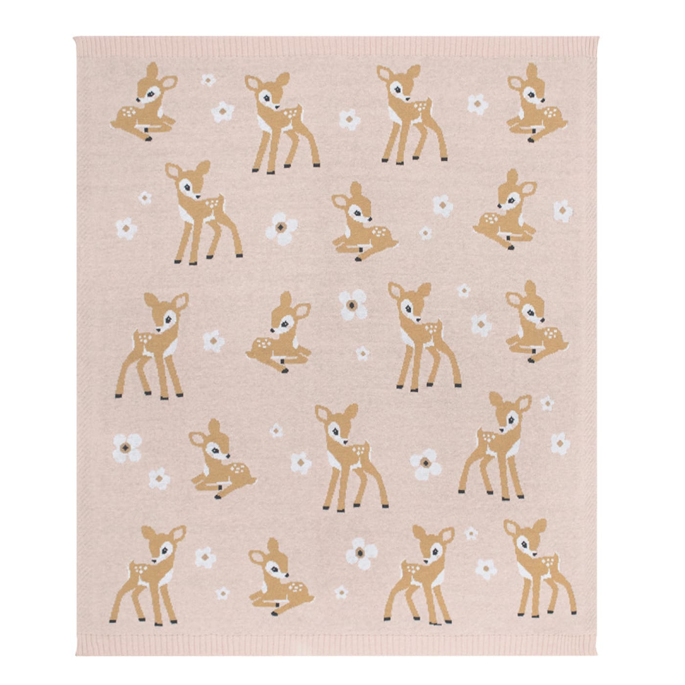 Living Textiles Whimsical Baby Blanket - Fawn - Fawn - NURSERY & BEDTIME - BLANKETS