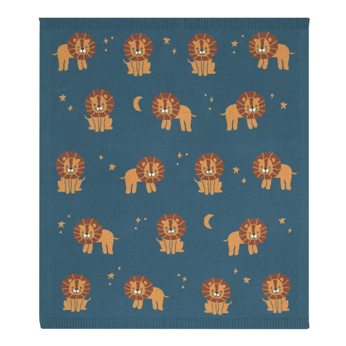 Living Textiles Whimsical Baby Blanket - Lion - Lion - NURSERY &amp; BEDTIME - BLANKETS
