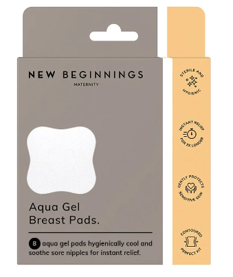 New Beginnngs Aqua Gel Breast Pads 8S