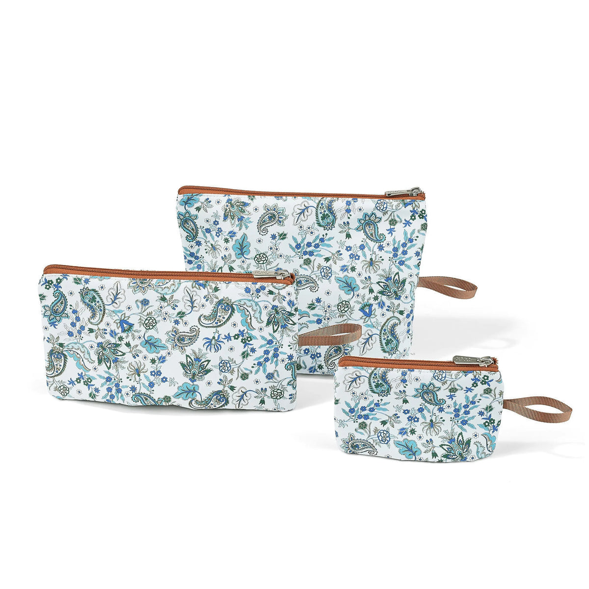 OiOi Packing Pouch Trio - Blue Paisley