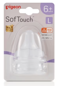 Pigeon Softouch III Peristaltic Plus Teat 2PK